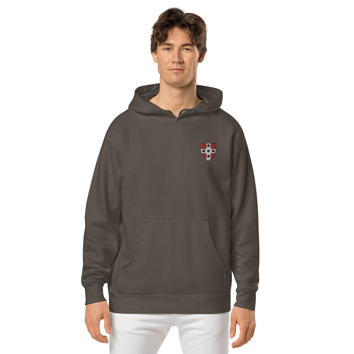 Crest Stone Washed Hoodie