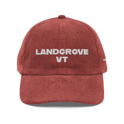 Landgrove, VT Corduroy Hat