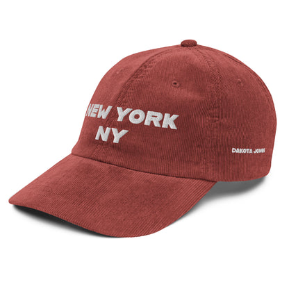 New York, NY Corduroy Dad Hat
