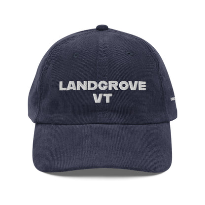Landgrove, VT Corduroy Hat