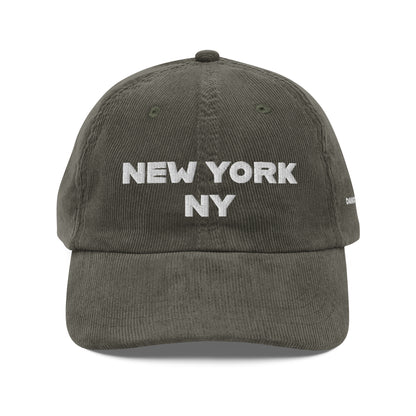 New York, NY Corduroy Dad Hat