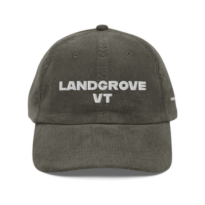 Landgrove, VT Corduroy Hat